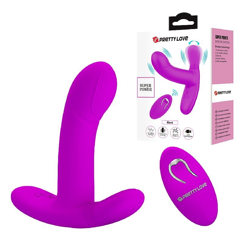 Vibrador de Ponto G e Clitóris / Com controle - Geri - Pretty Love