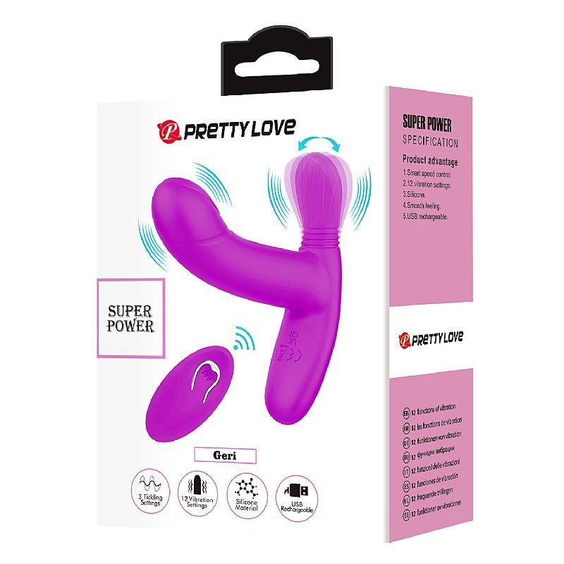 Vibrador de Ponto G e Clitóris / Com controle - Geri - Pretty Love