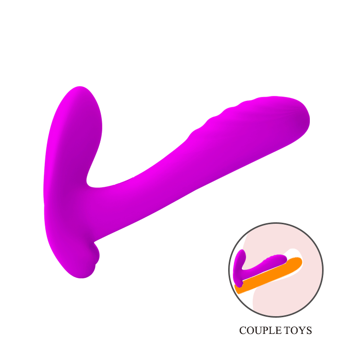 Vibrador de Ponto G e Clitóris com controle - Pretty Love