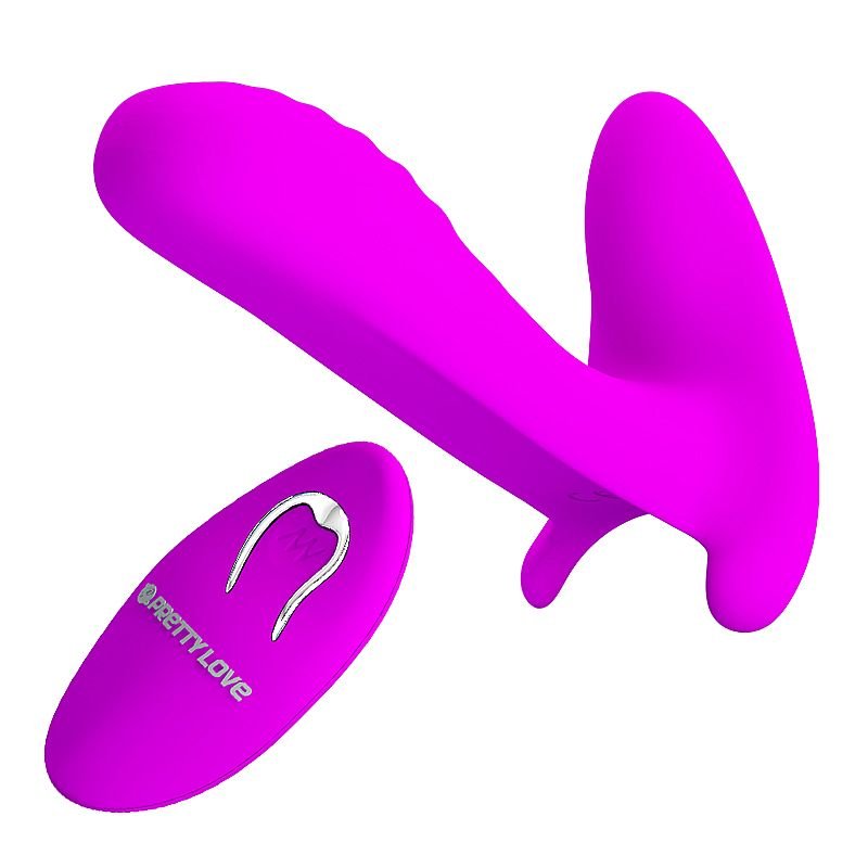 Vibrador de Ponto G e Clitóris com controle - Pretty Love