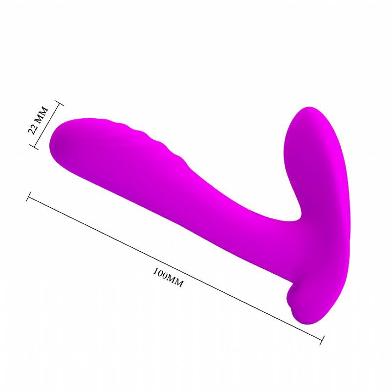 Vibrador de Ponto G e Clitóris com controle - Pretty Love