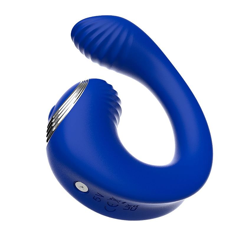 Vibrador de Ponto G e Clitóris com Controle Remoto - Curvado - Tunísia