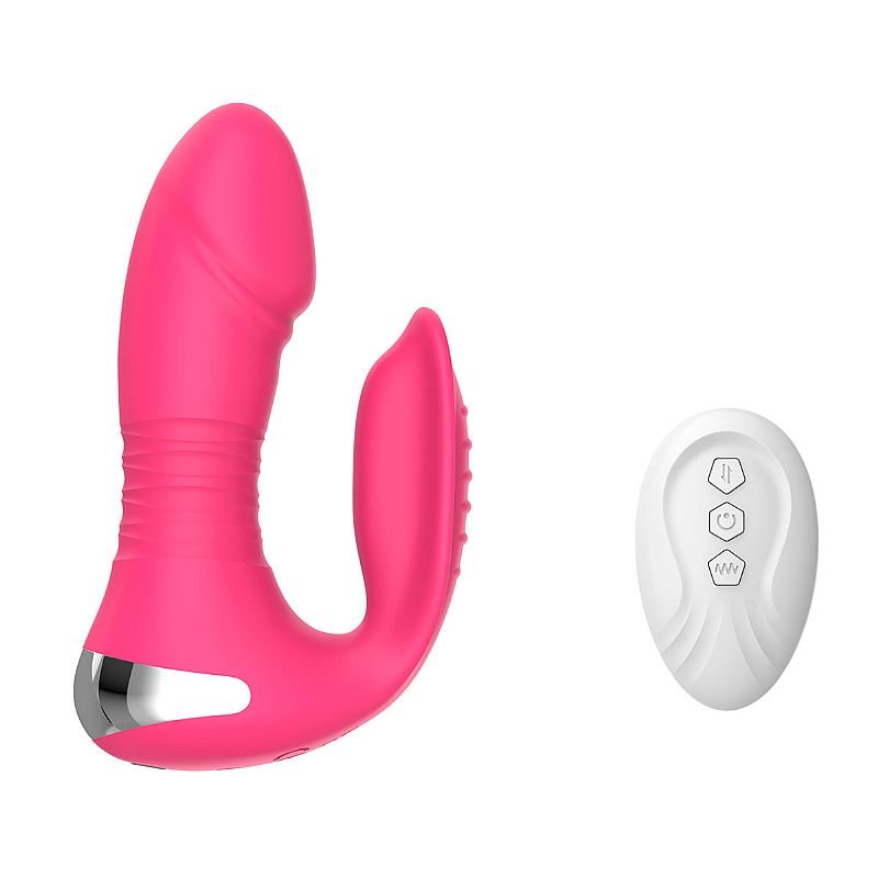 Vibrador de Ponto G e Clitóris - Com controle Remoto - Zaki