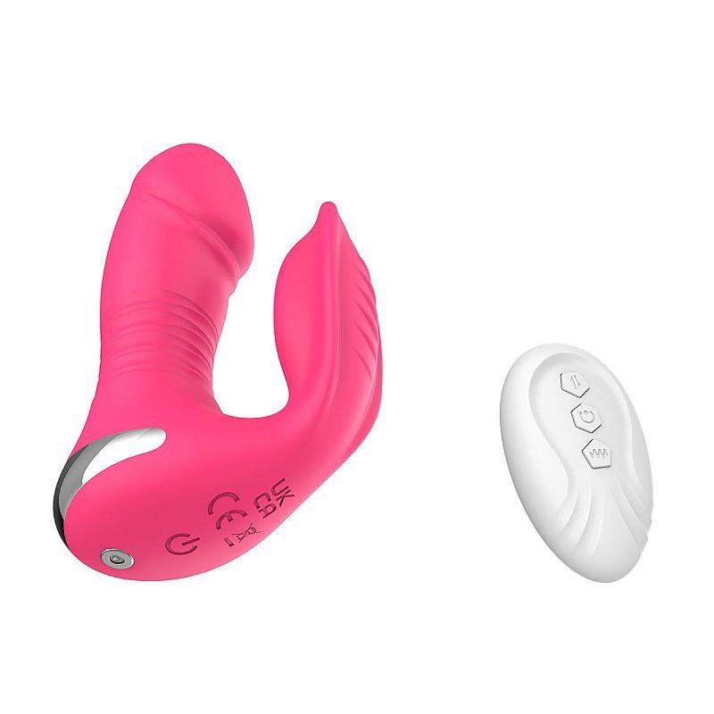 Vibrador de Ponto G e Clitóris - Com controle Remoto - Zaki