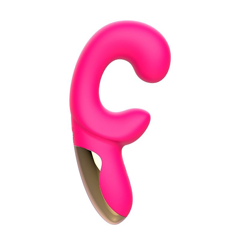 Vibrador de Ponto G e clitóris com Curva