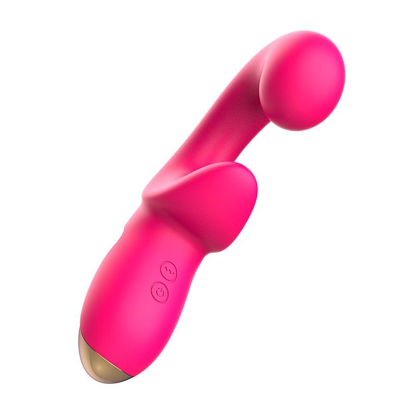Vibrador de Ponto G e clitóris com Curva