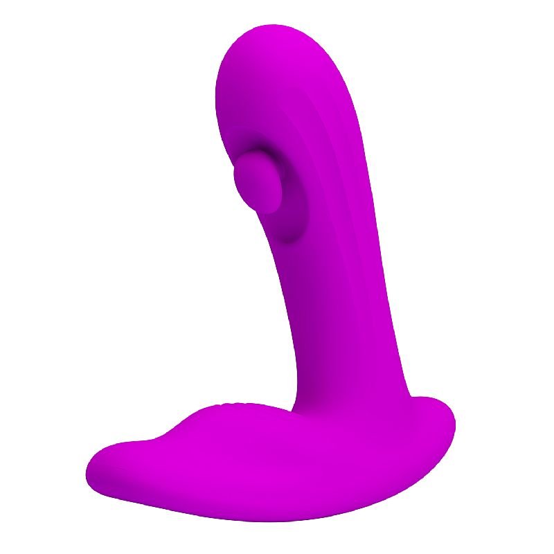 Vibrador de Ponto G e Clitóris - com Dedilhar - Bauer - Pretty Love