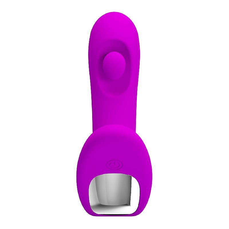Vibrador de Ponto G e Clitóris - com Dedilhar - Bauer - Pretty Love