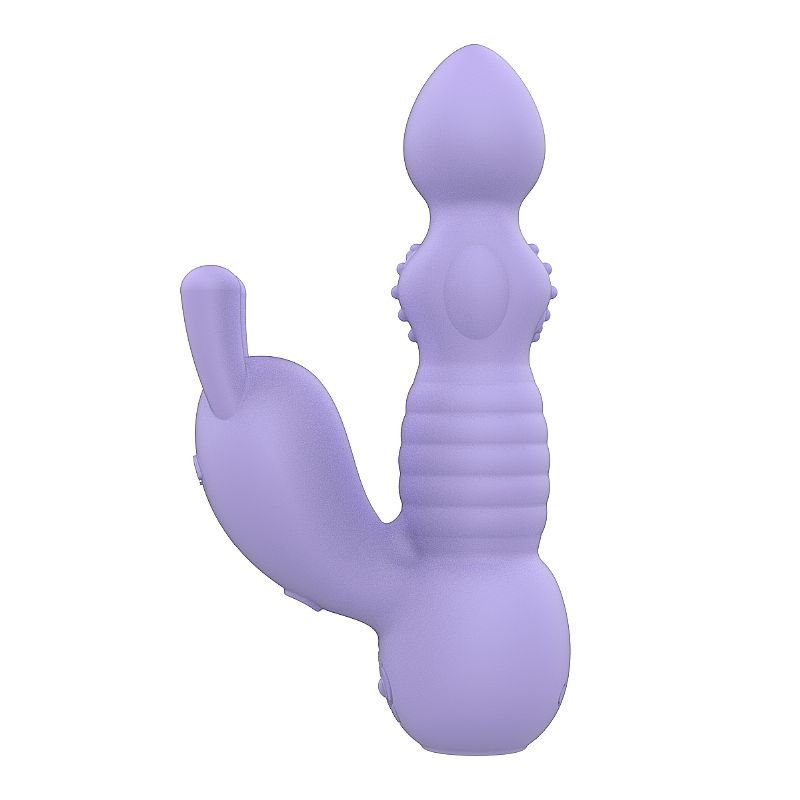 Vibrador de Ponto G e Clitóris com Dedilhar e Umidificador - LG1338