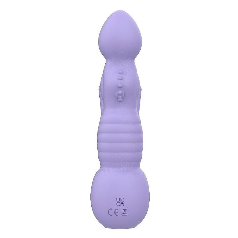 Vibrador de Ponto G e Clitóris com Dedilhar e Umidificador - LG1338