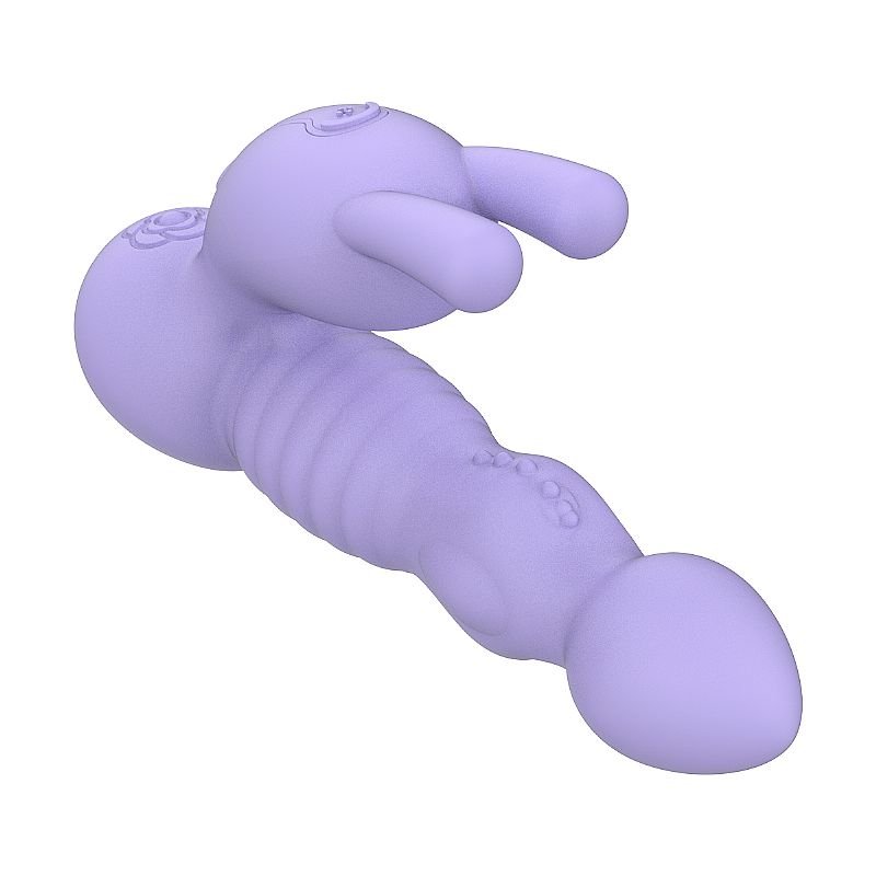 Vibrador de Ponto G e Clitóris com Dedilhar e Umidificador - LG1338