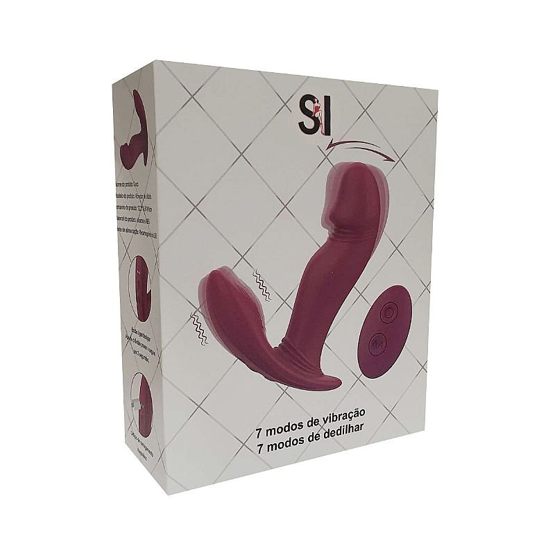 Vibrador de Ponto G e Clitóris com dedilhar - Pink