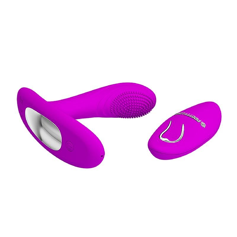 Vibrador de Ponto G e Clitóris com dedilhar - Pretty Love