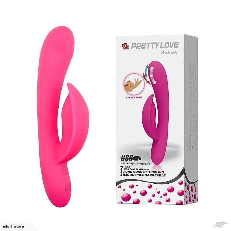 Vibrador de Ponto G e Clitóris com Dedilhar - Sidney - Pretty Love