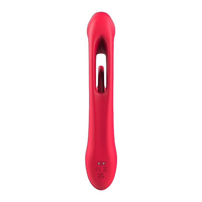 Vibrador de ponto G e clitóris com Dedilhar / Slap