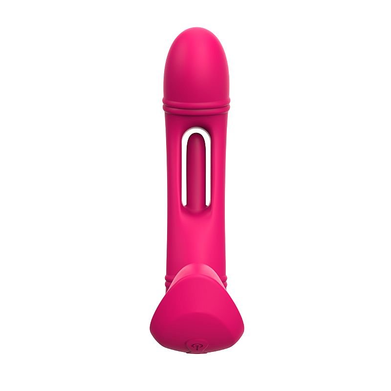 Vibrador de Ponto G e Clitóris com Dedilhar Slap / com controle Remoto