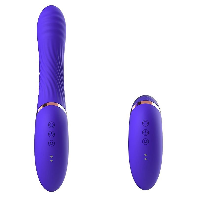 Vibrador de Ponto G e Clitóris com Dedilhar / Tapping