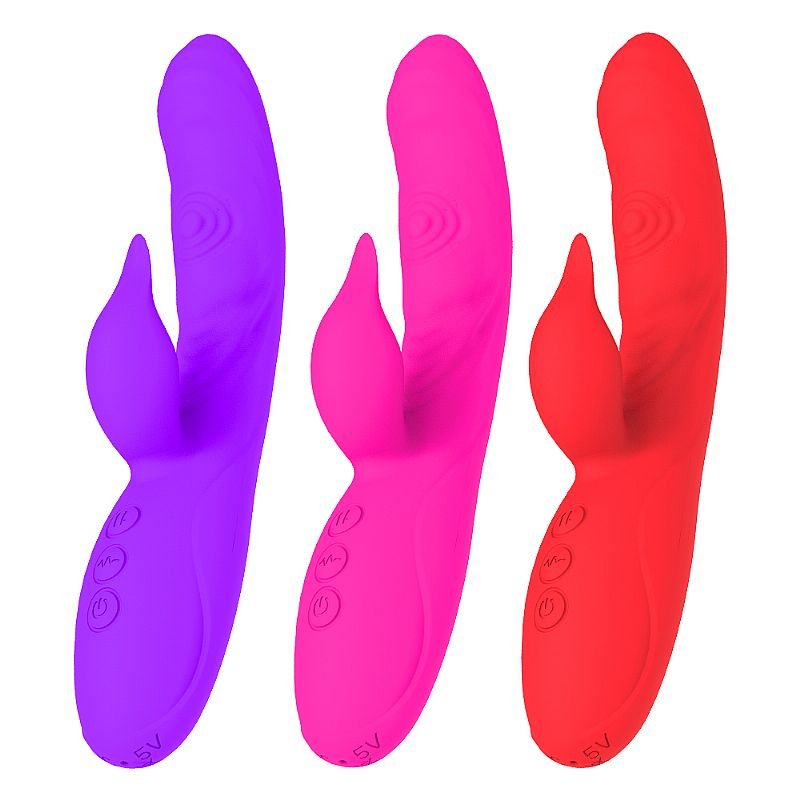 Vibrador de ponto G e clitóris com Dedilhar / Tapping - Dino G