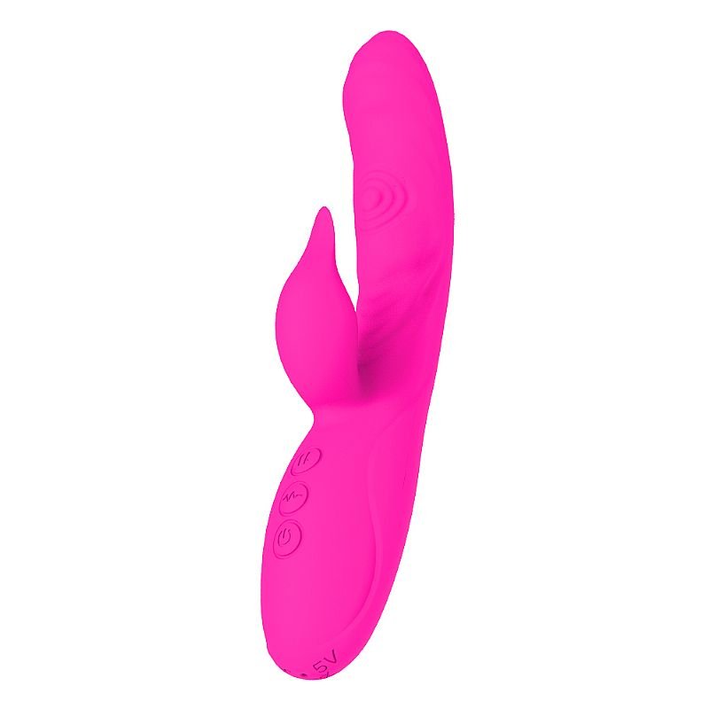 Vibrador de ponto G e clitóris com Dedilhar / Tapping - Dino G