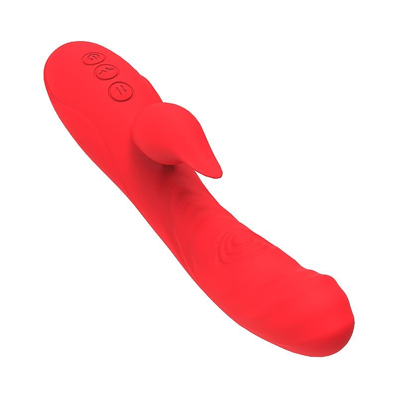 Vibrador de ponto G e clitóris com Dedilhar / Tapping - Dino G