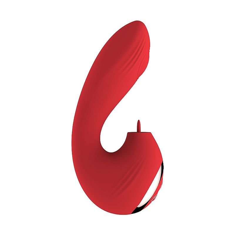 Vibrador de Ponto G e Clitóris com Dedilhar / Tapping - Low - Roxo
