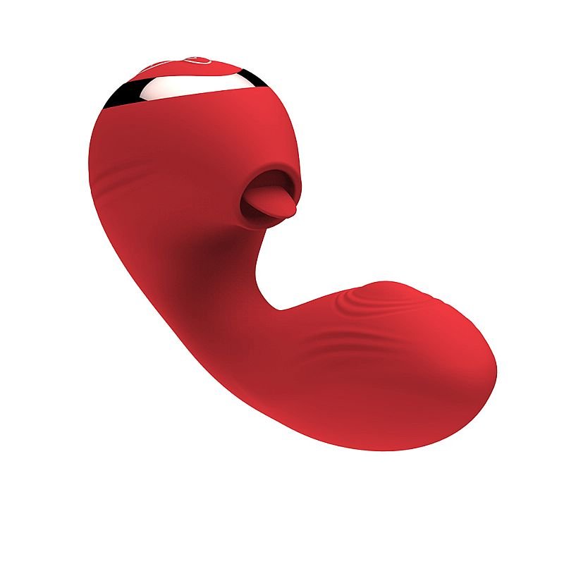 Vibrador de Ponto G e Clitóris com Dedilhar / Tapping - Low - Roxo