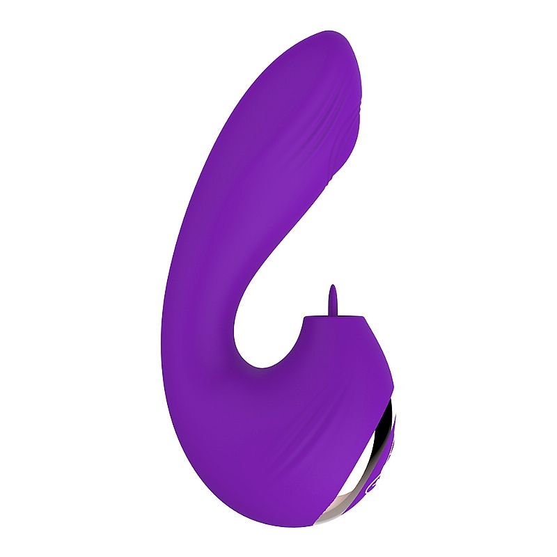 Vibrador de Ponto G e Clitóris com Dedilhar / Tapping - Low - Verde