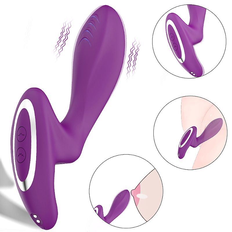 Vibrador de Ponto G e clitóris com Dedilhar / Tapping - MR.Z - S-Hande
