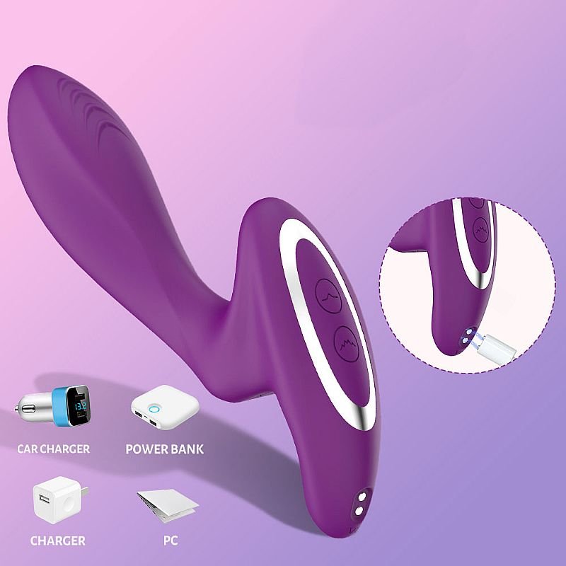 Vibrador de Ponto G e clitóris com Dedilhar / Tapping - MR.Z - S-Hande