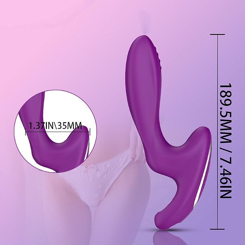 Vibrador de Ponto G e clitóris com Dedilhar / Tapping - MR.Z - S-Hande