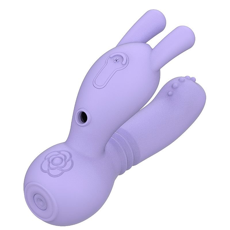 Vibrador de Ponto G e Clitóris com Dedilhar - Umidificador - LG1361