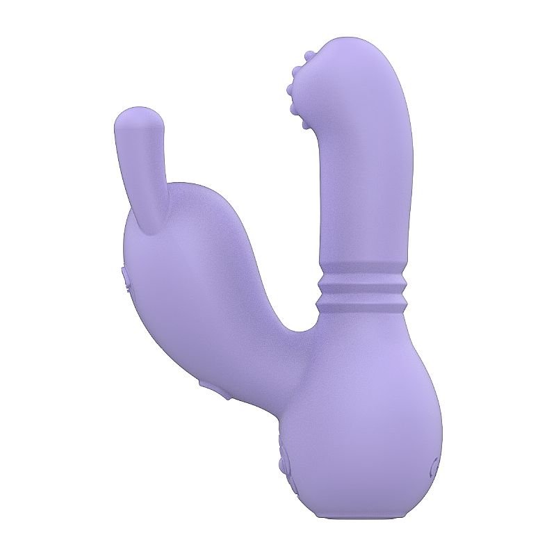 Vibrador de Ponto G e Clitóris com Dedilhar - Umidificador - LG1361