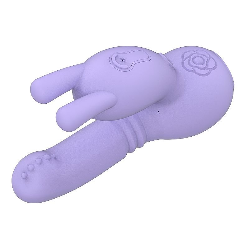 Vibrador de Ponto G e Clitóris com Dedilhar - Umidificador - LG1361