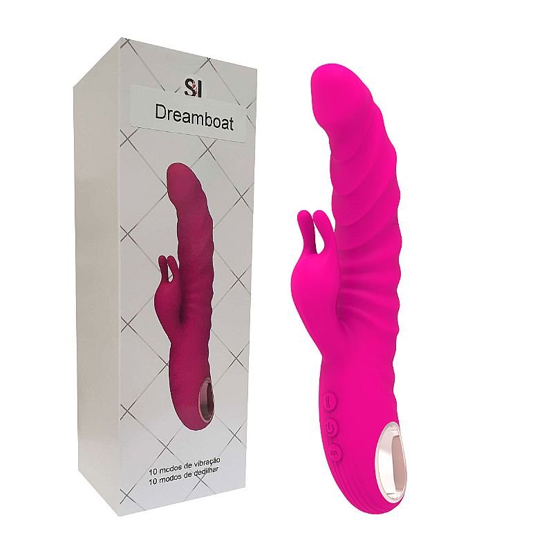 Vibrador de Ponto G e clitóris com Dedilhar / Vem cá - Dreamboat - ALWUP