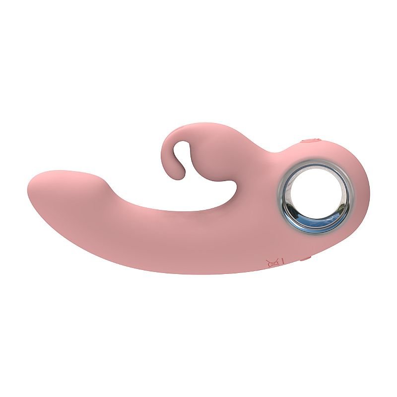 Vibrador de Ponto G e Clitóris com Dedilhar / Vem Cá - Preto