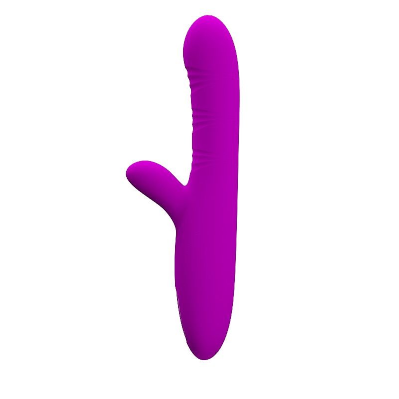 Vibrador de Ponto G e clitóris com Dedilhar / Vem cá - Recarregável - Angelique - Pretty Love