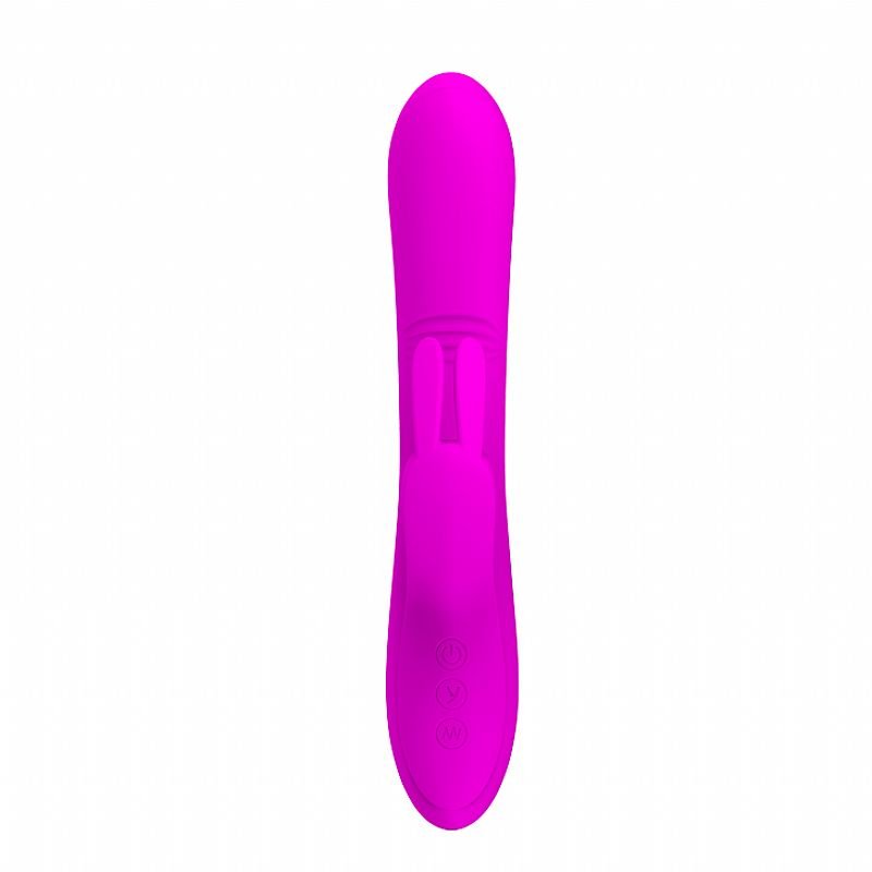 Vibrador de Ponto G e Clitóris com Dedilhar / Vem cá - Recarregável - Dylan - Pretty Love