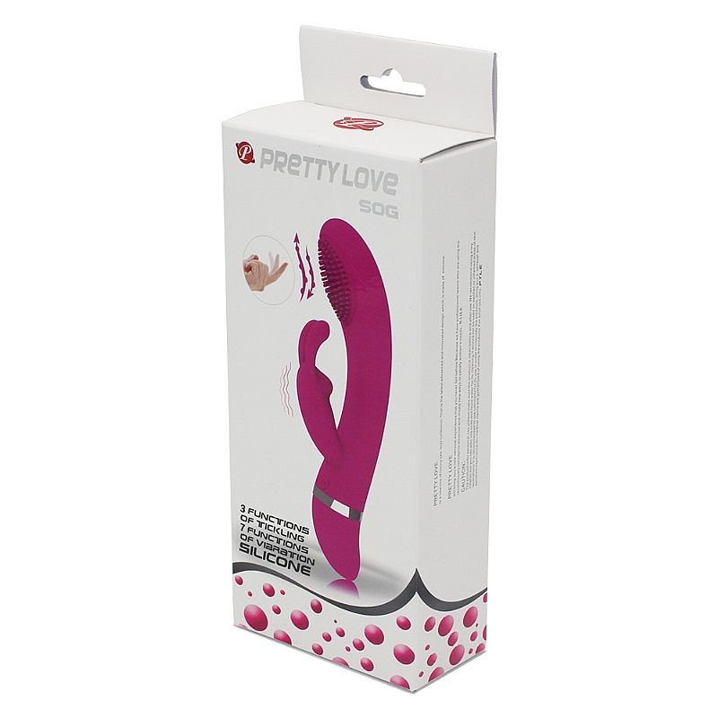 Vibrador de Ponto G e clitóris com Dedilhar / Vem cá - SOG - Pretty Love