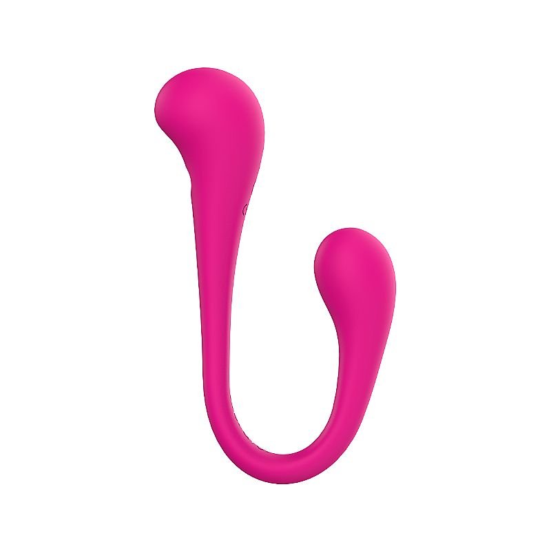 Vibrador de Ponto G e clitóris com duas Pontas em Silicone Líquido - Sceley - Roxo