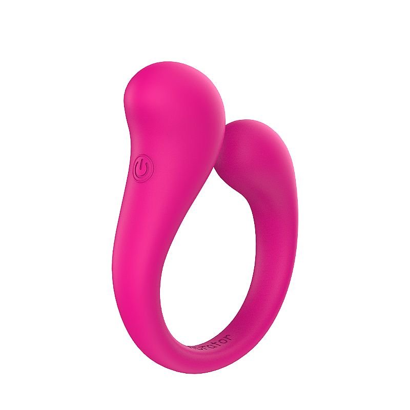 Vibrador de Ponto G e clitóris com duas Pontas em Silicone Líquido - Sceley - Roxo