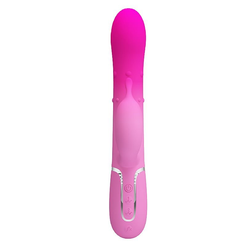 Vibrador de Ponto G e Clitóris com Esferas Rotativas - Shima - Pretty Love