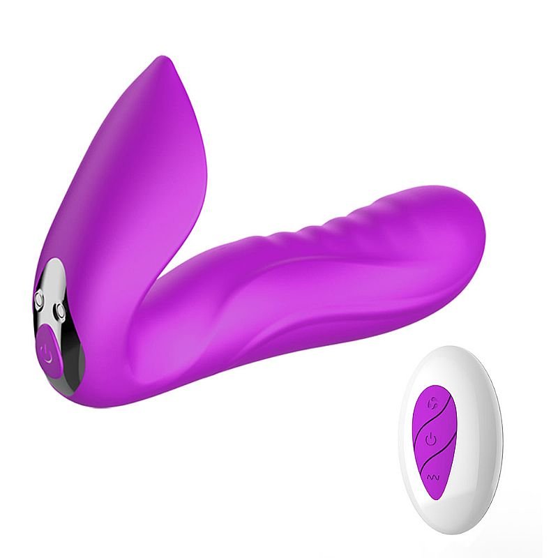 Vibrador de Ponto G e Clitóris com Impulso + Controle Remoto - Pink