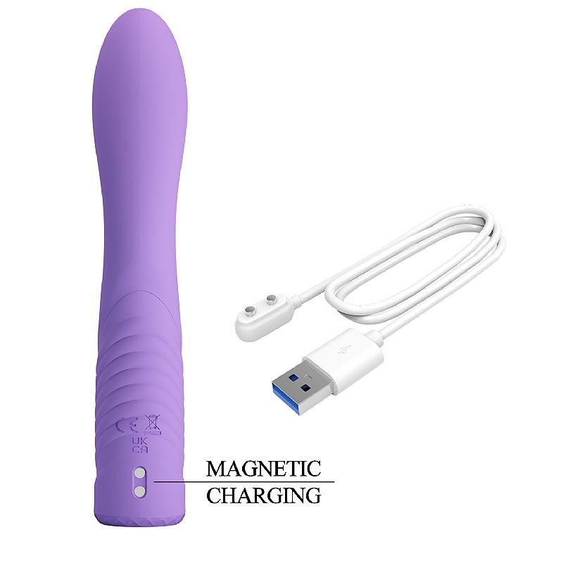 Vibrador de Ponto G e Clitóris com LED - Elivia - Pretty Love