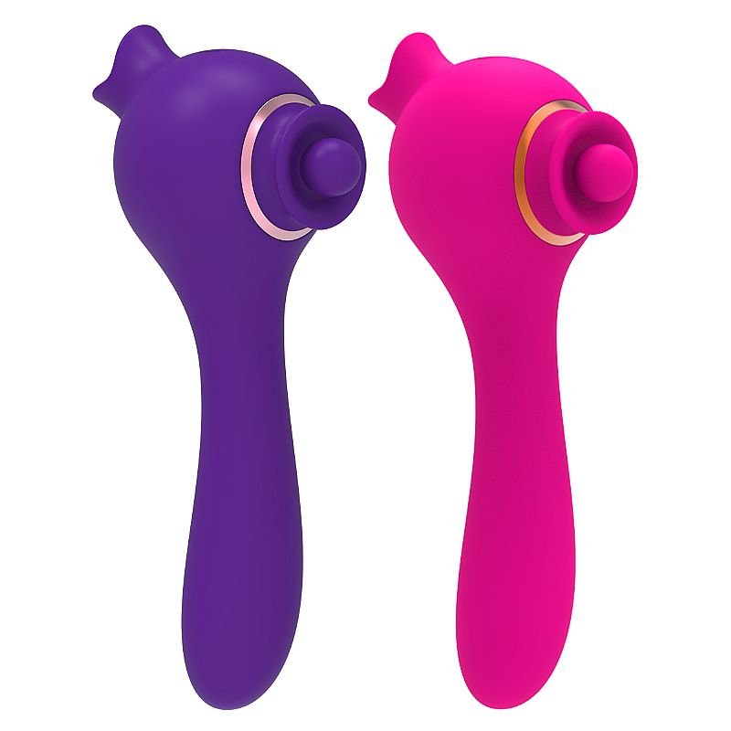 Vibrador de Ponto G e Clitóris com Língua - Will - ALWUP - Pink