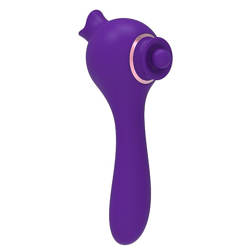Vibrador de Ponto G e Clitóris com Língua - Will - ALWUP - Pink