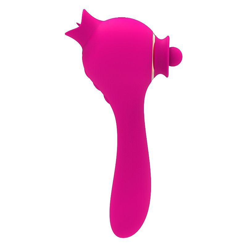 Vibrador de Ponto G e Clitóris com Língua - Will - ALWUP - Pink