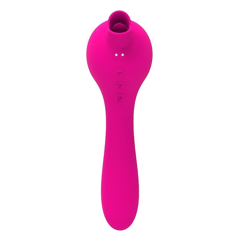 Vibrador de Ponto G e Clitóris com Língua - Will - ALWUP - Pink