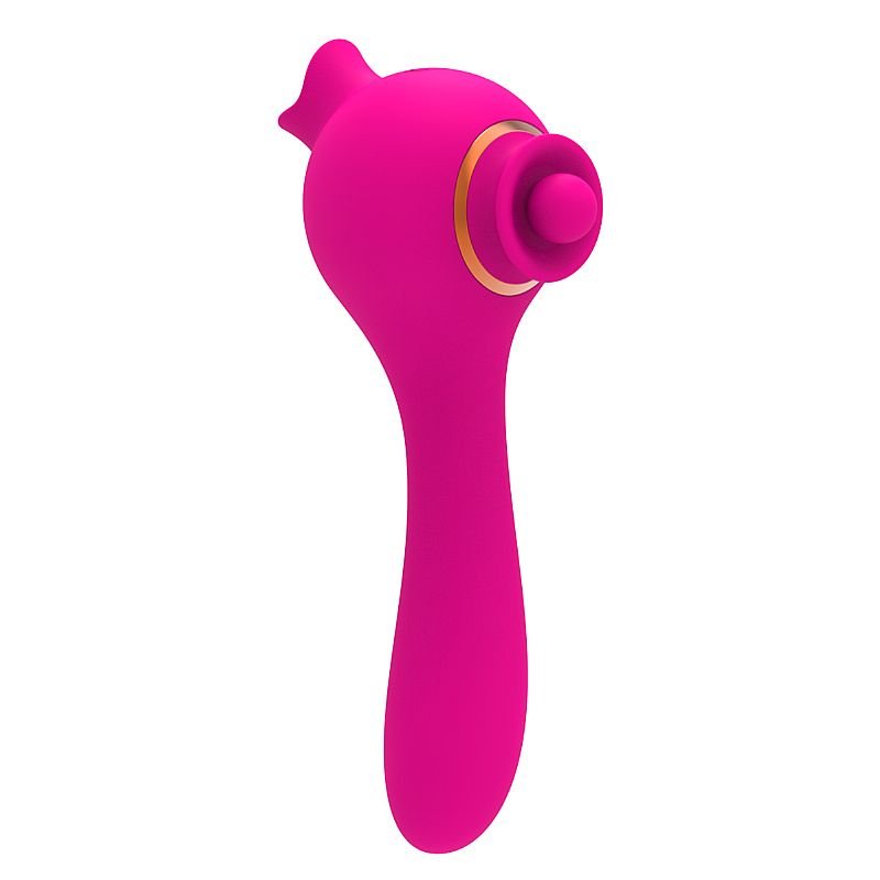 Vibrador de Ponto G e Clitóris com Língua - Will - ALWUP - Roxo