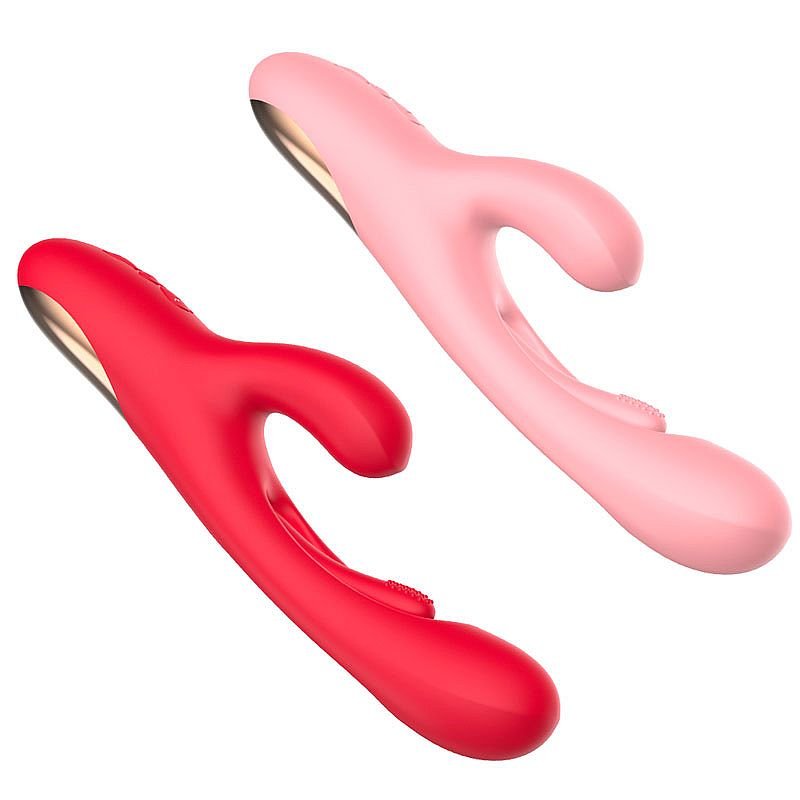 Vibrador de Ponto G e Clitóris com Movimento Slap - Rosa