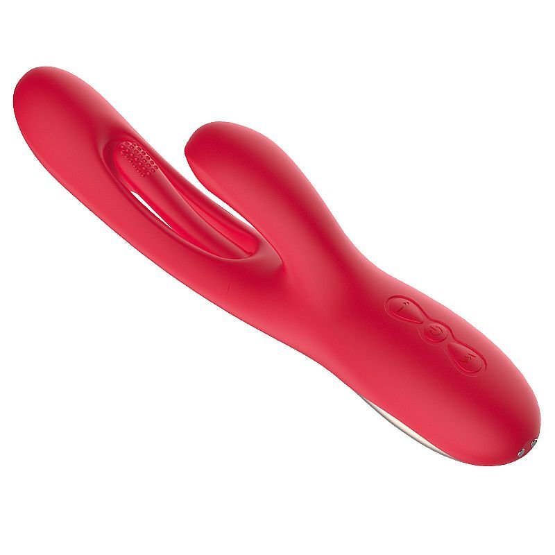 Vibrador de Ponto G e Clitóris com Movimento Slap - Rosa